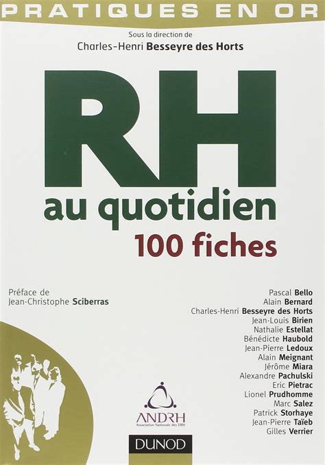 RH au quotidien - 2e éd. - 100 fiches: 100 fiches